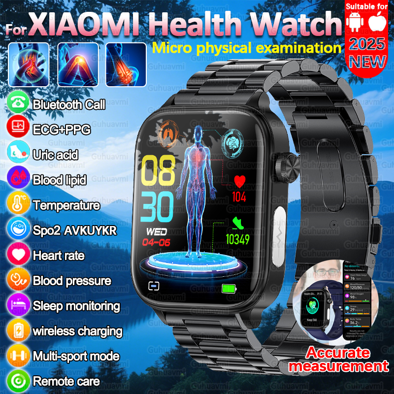 Smartwatch Health Watches For Men - 2025 New For XIAOM1 ECG+PPG Blood