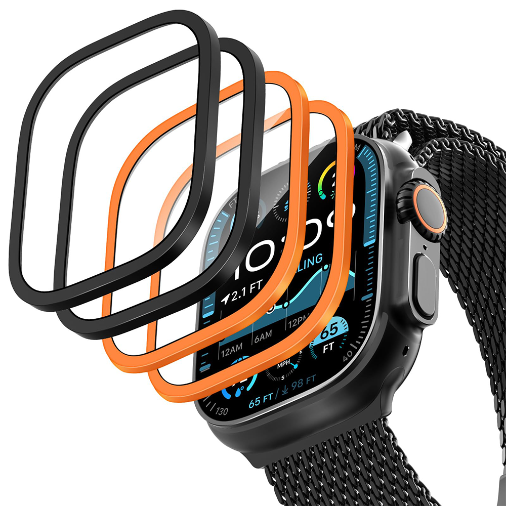 Smartwatch Watches Gift For Women - 2PCS Titanium Metal Frame for Apple