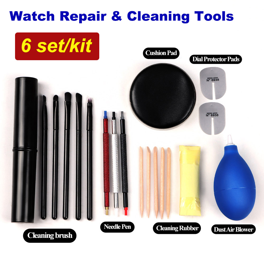 Watch Lubricant Oil - 6Kits Watch Repair Accessories Rubber Dust
