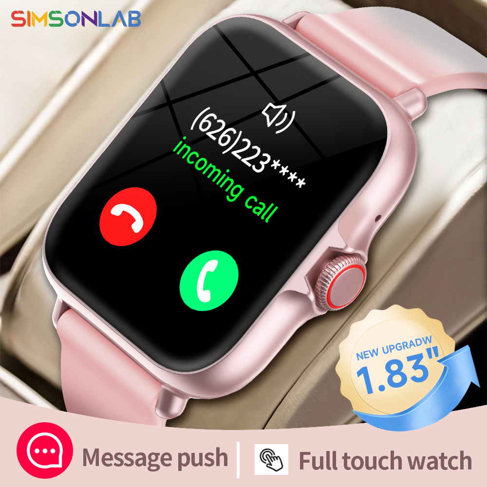Smartwatch Watches Gift For Women - New 1.83''Screen Smartwatch Wireless Call Message