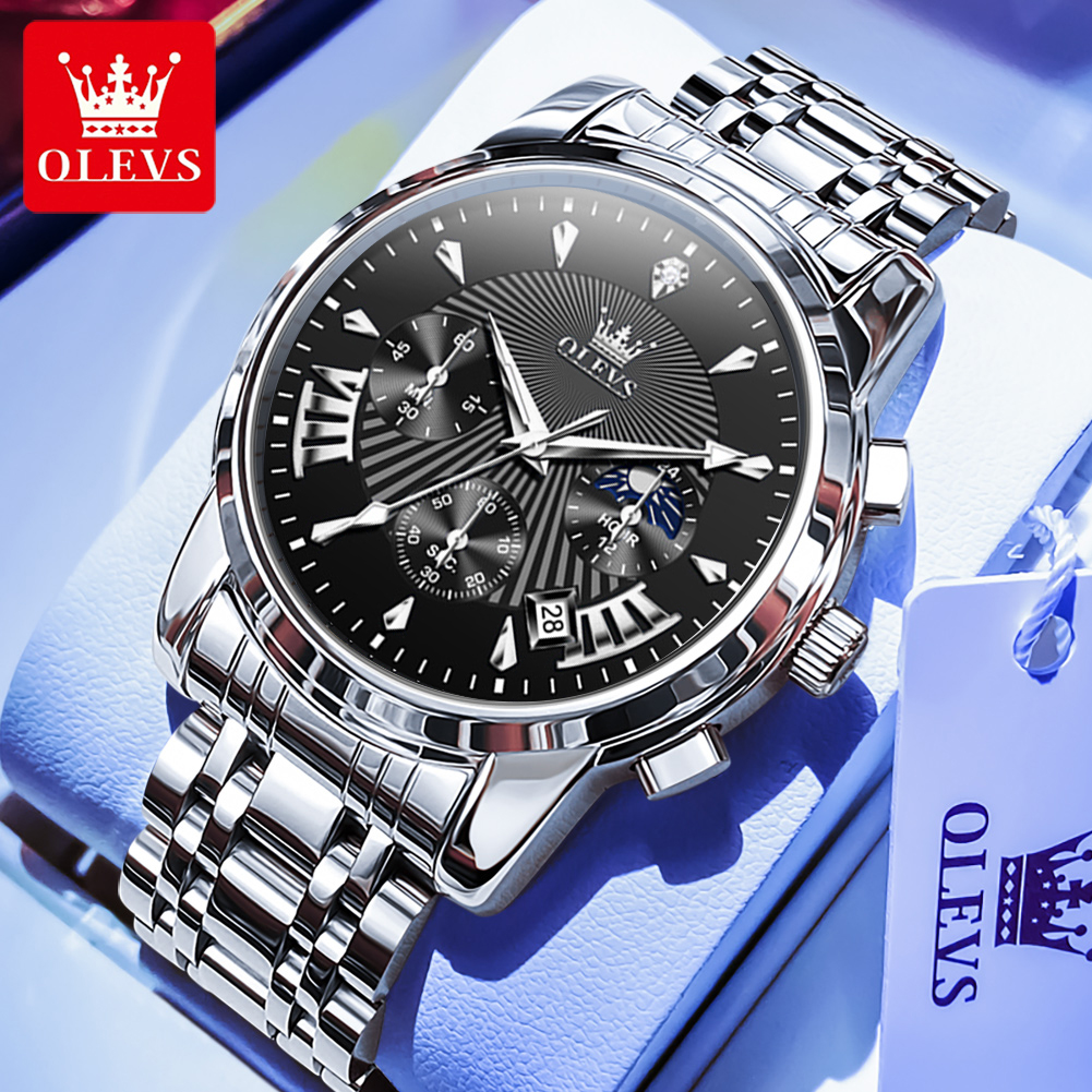 Smartwatch Trending Watches For Men - OLEVS Men's Watches Trend Fashion Stainless
