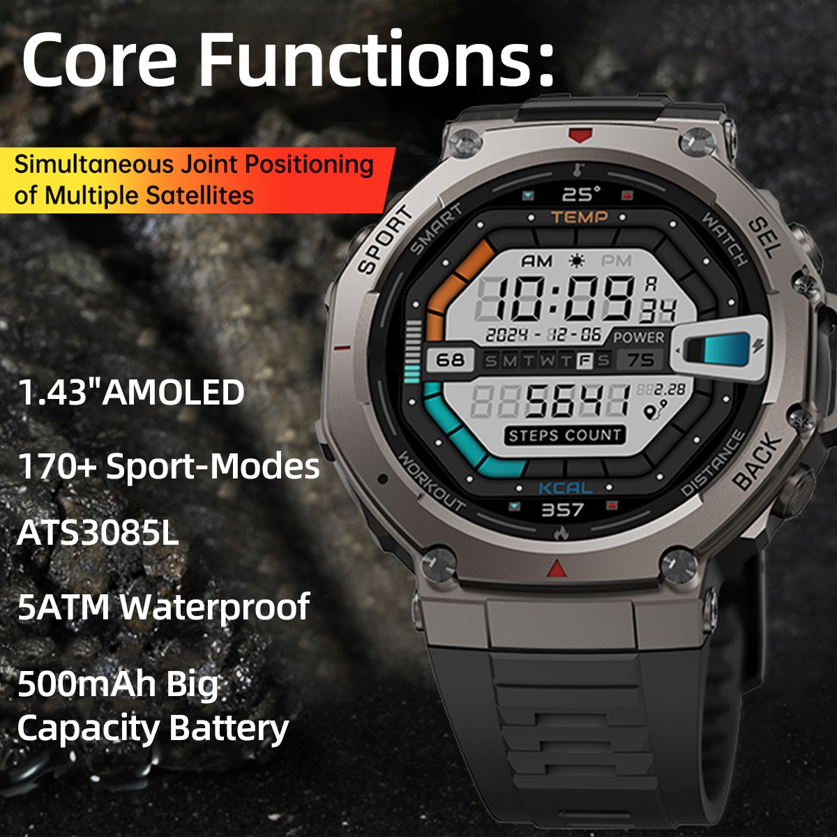 Smartwatch Samsung Watches For Men - New for Xiaomi Samsung Military Smartwatch