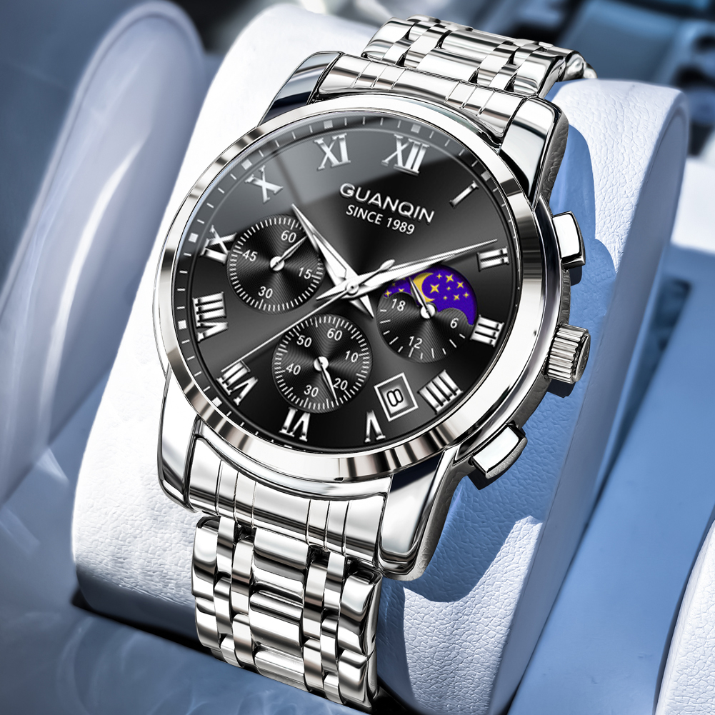 Smartwatch Trending Watches For Men - GUANQIN Men Watches Trend Fashion Multi-functional