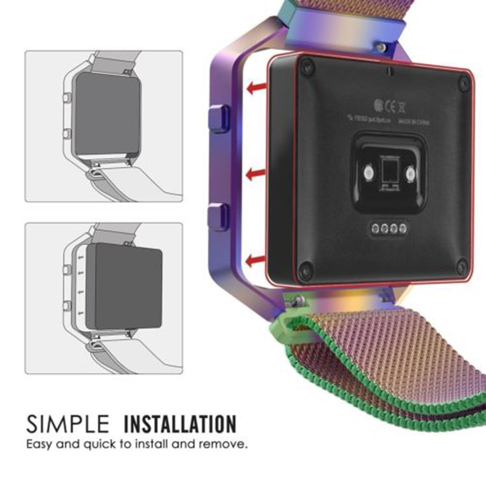 Smartwatch Watches Smart - Watch Frame Stainless Steel Metal Holder
