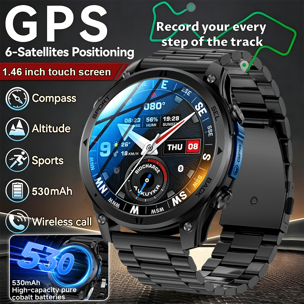Altimeter Compass Watch - 2026 New Outdoor Military Smart Watch