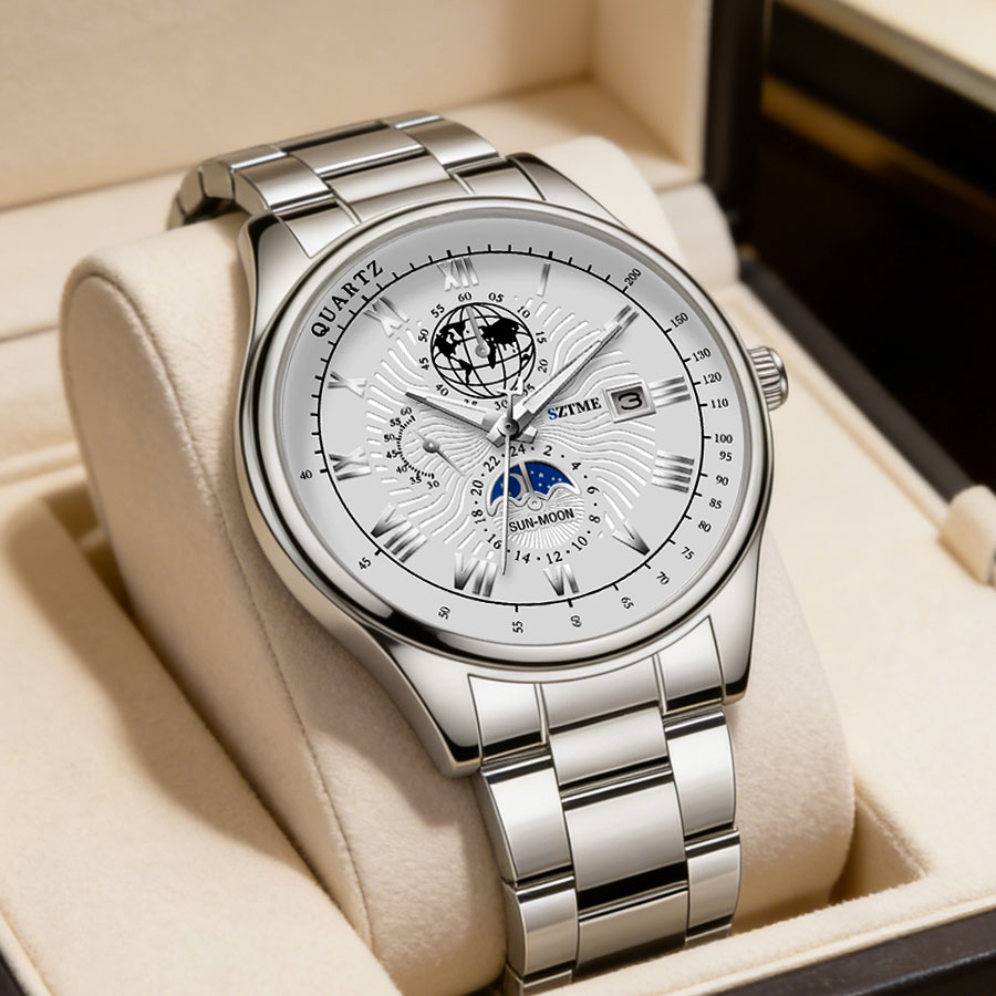 Smartwatch Trending Watches For Men - Business luxury men's watches steel band