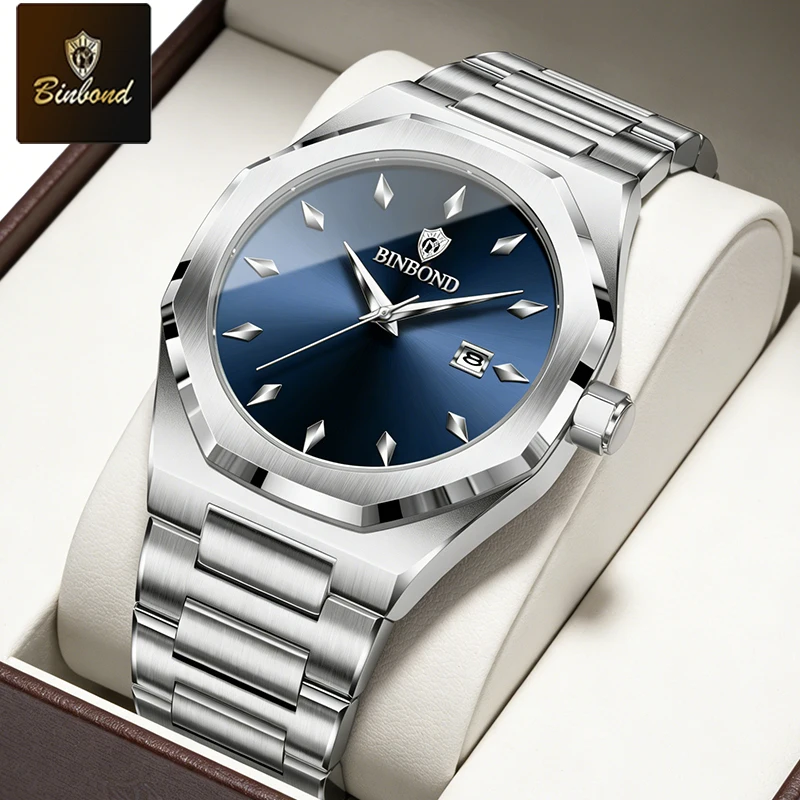Smartwatch Trending Watches For Men - BINBOND Trend Men's Quartz Watches Fashion