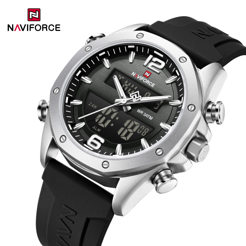 Tide Watch Surf - NAVIFORCE Men Quartz LCD Dual Display