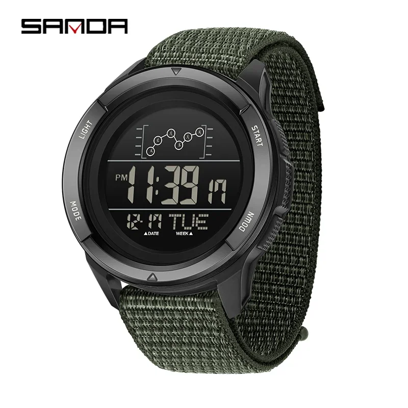 Tide Watch Surf - SANDA Military Sport Man Watch Nylon