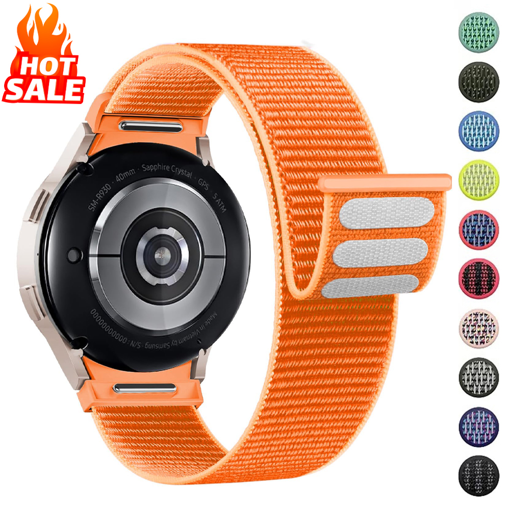 Smartwatch Samsung Watches For Men - Nylon Loop Strap For Samsung Galaxy