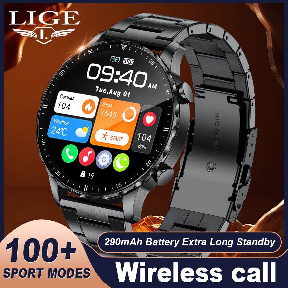 Smartwatch Latest Watches For Men - LIGE 2026 Outdoor Sports Smart Watch