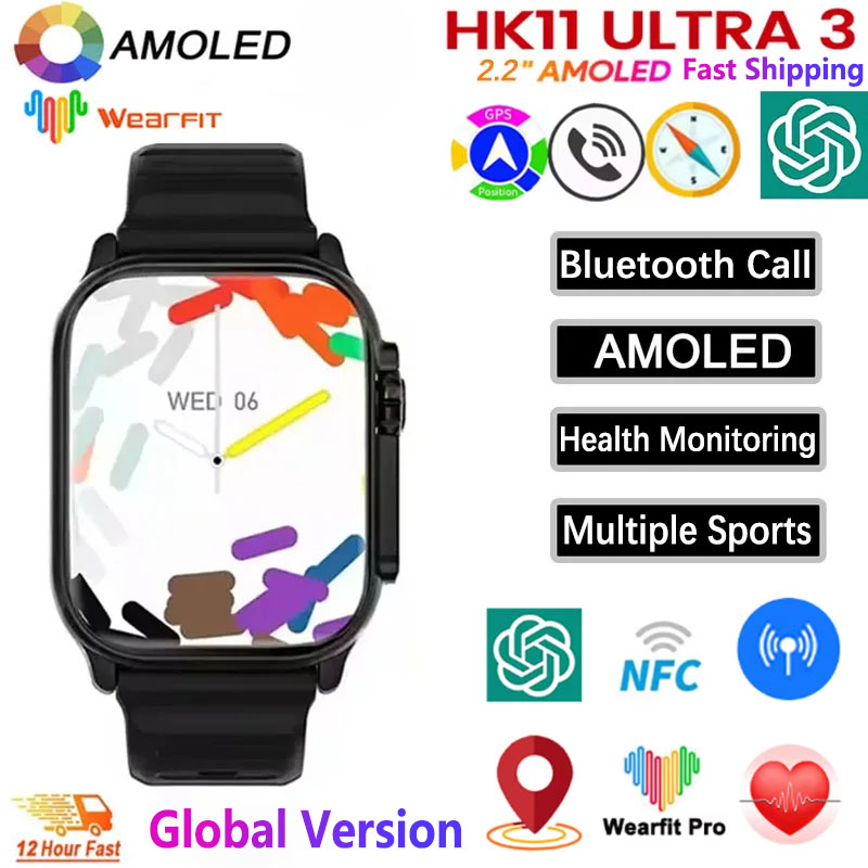 Smartwatch English - Smart Watch 2026 HK11 ULTRA 3