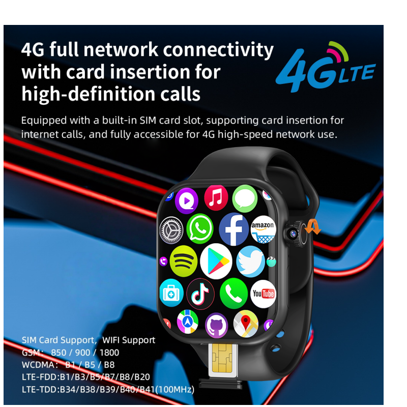 Original VP29 Smartwatch 4G LT - Smartwatch New Watches 2025 recensie en prijs