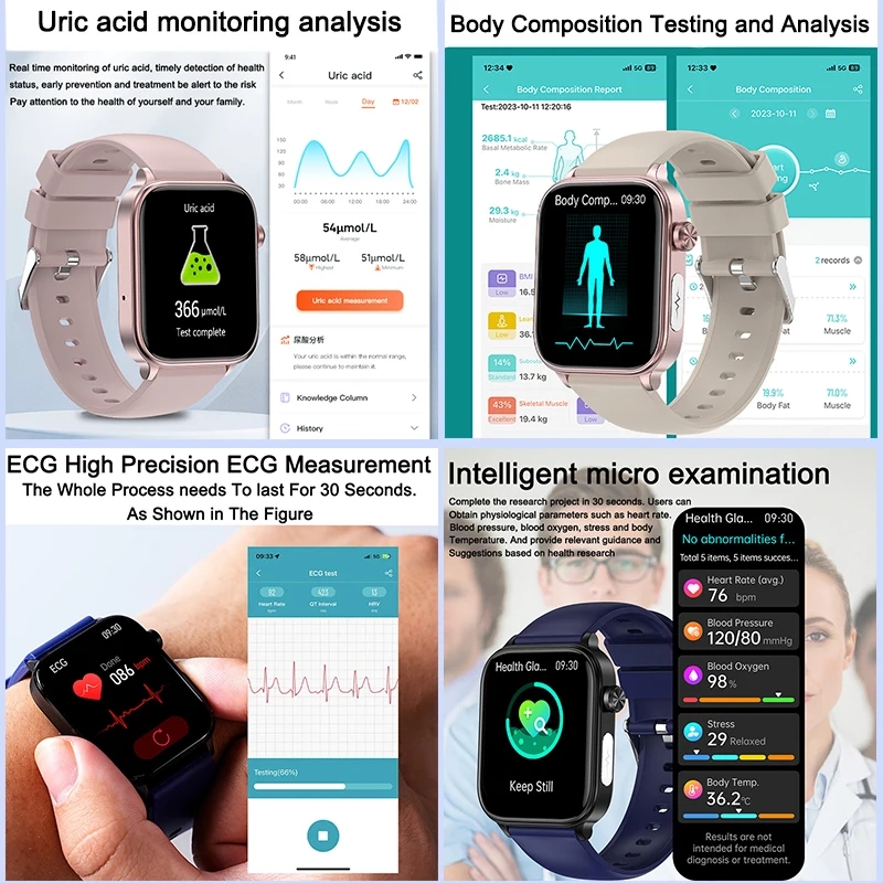 2025 New For XIAOM1 ECG+PPG Bl - Smartwatch Health Watches For Men recensie en prijs