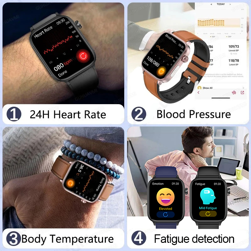 2025 New For XIAOM1 ECG+PPG Bl - Smartwatch Health Watches For Men recensie en prijs