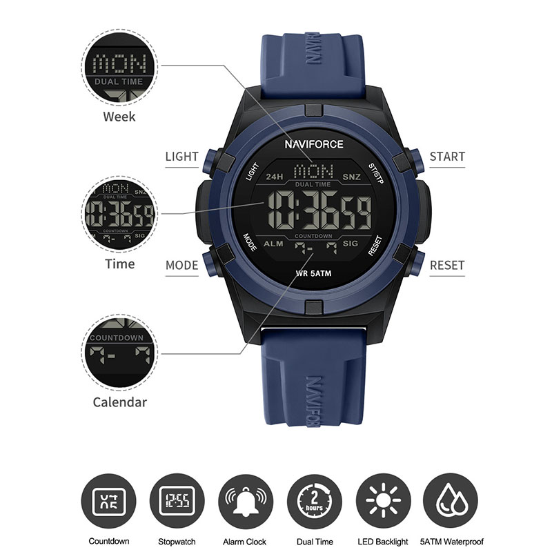 NAVIFORCE 2026 Watches For Men - Tide Watch Surf recensie en prijs