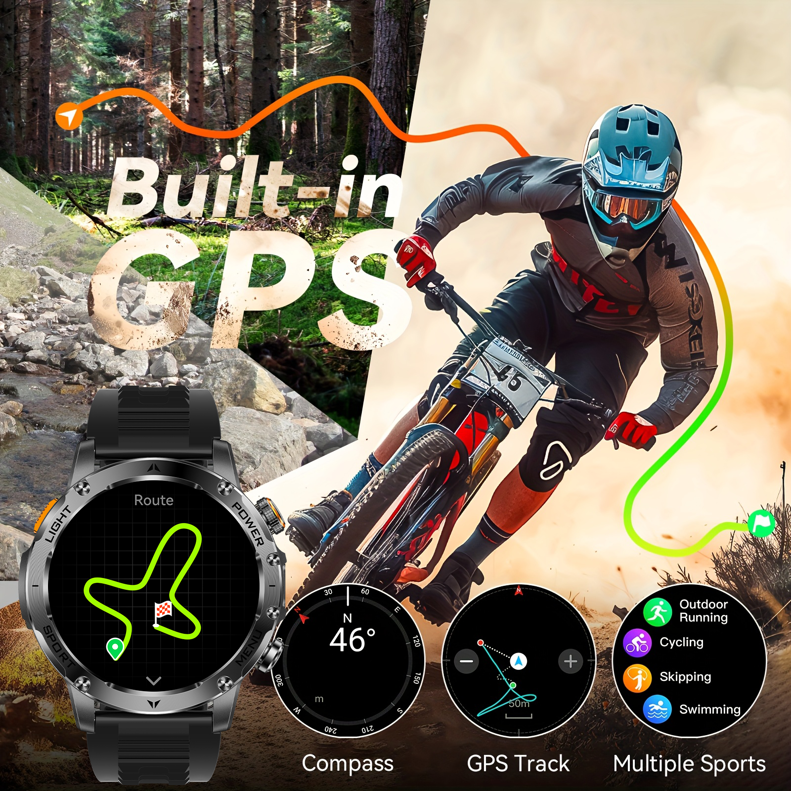 2025 New GPS Outdoor Sports Sm - Smartwatch New Watches 2025 recensie en prijs