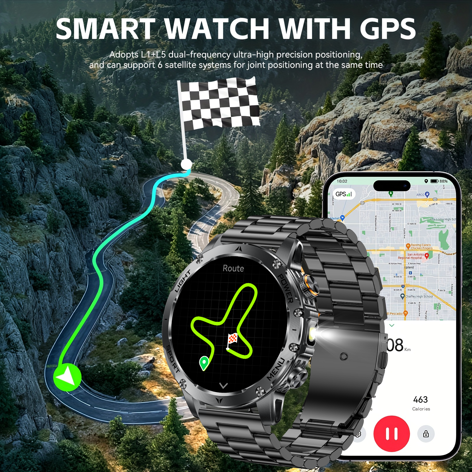 2025 New GPS Outdoor Sports Sm - Smartwatch New Watches 2025 recensie en prijs