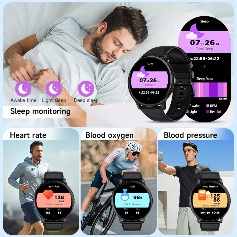 LIGE Bluetooth Call Women Smar - Smartwatch Latest Watches For Men recensie en prijs