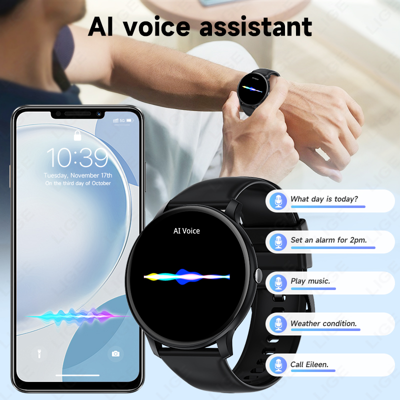 LIGE Bluetooth Call Women Smar - Smartwatch Latest Watches For Men recensie en prijs