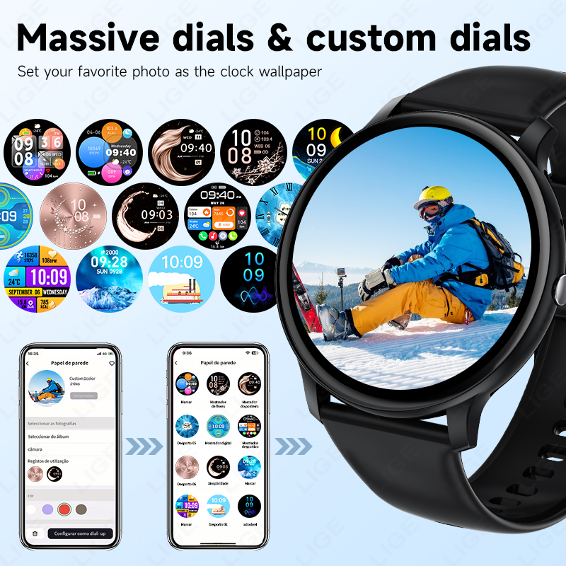 LIGE Bluetooth Call Women Smar - Smartwatch Latest Watches For Men recensie en prijs
