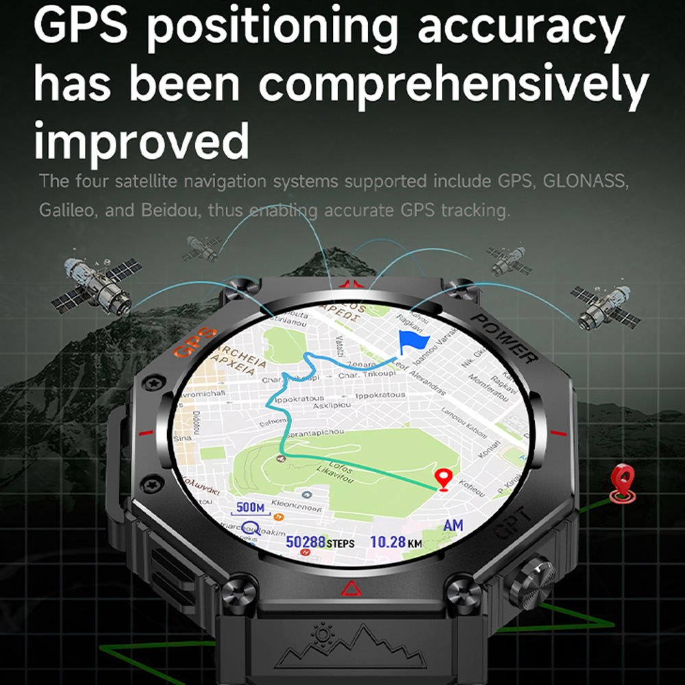 2025 NEW T-Rex 3 Military Smar - Altimeter Compass Watch recensie en prijs