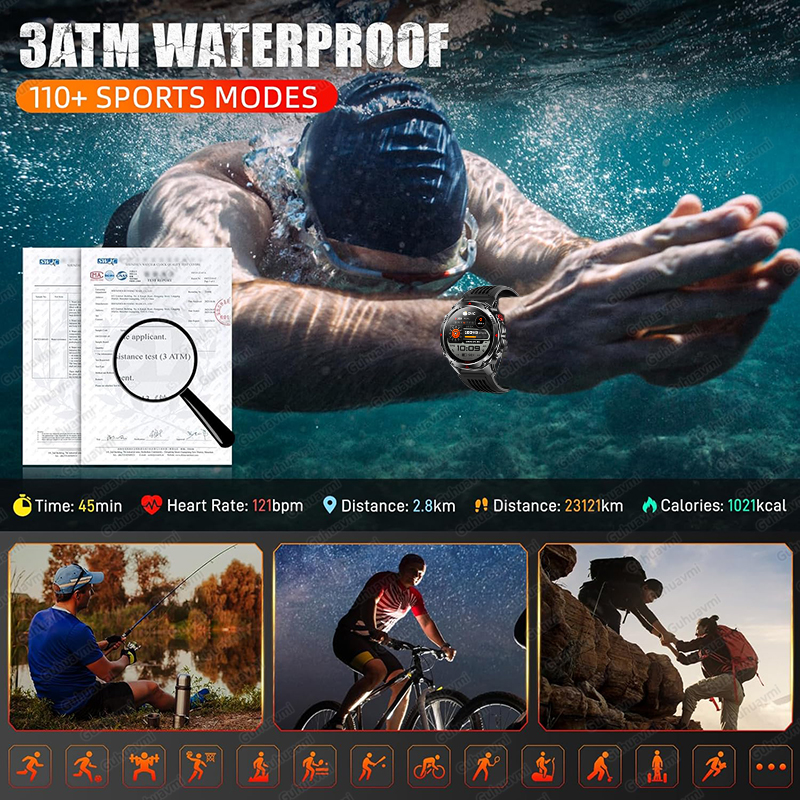 2026 New Outdoor Military GPS  - Altimeter Compass Watch recensie en prijs