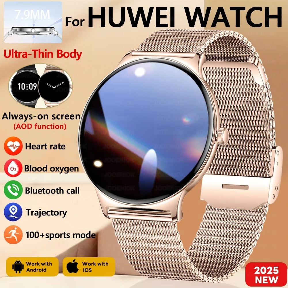 For Huawei New Ultra Slim AMOL - Smartwatch New Watches 2025 recensie en prijs