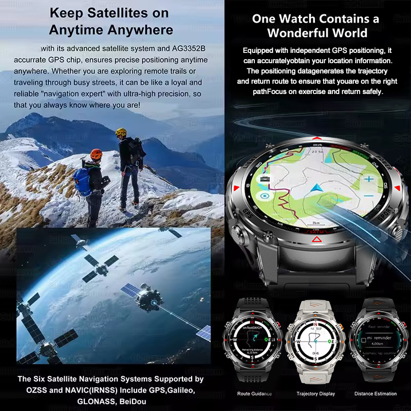 2025New Outdoor Military Smart - Altimeter Compass Watch recensie en prijs