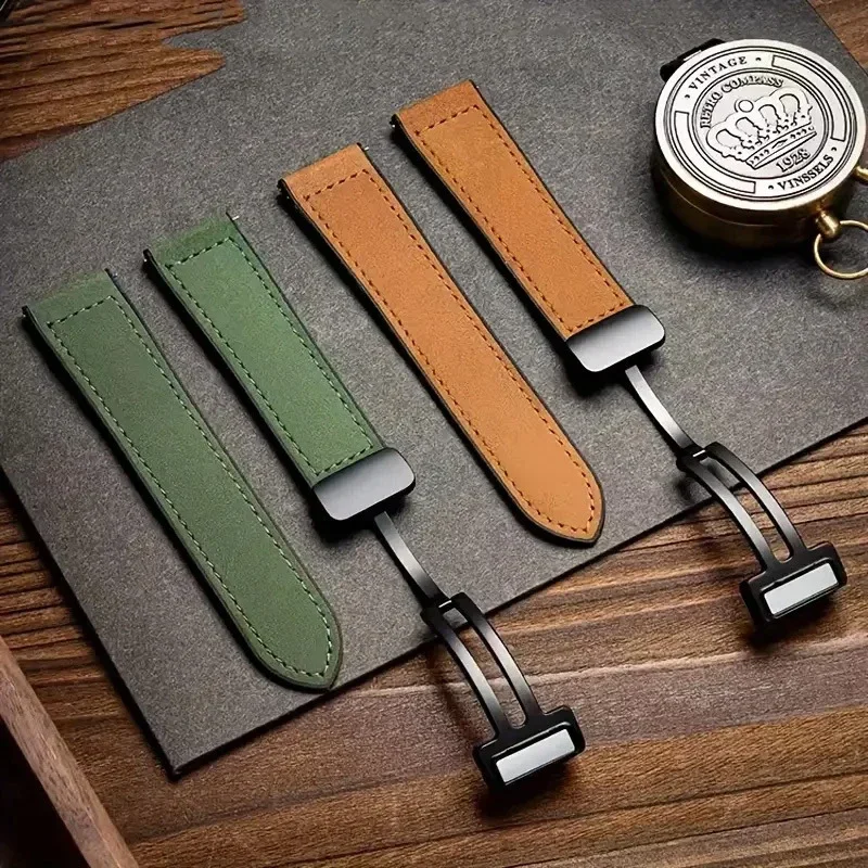 Leather+Silicone Strap For Sam - Smartwatch Samsung Watches For Men recensie en prijs