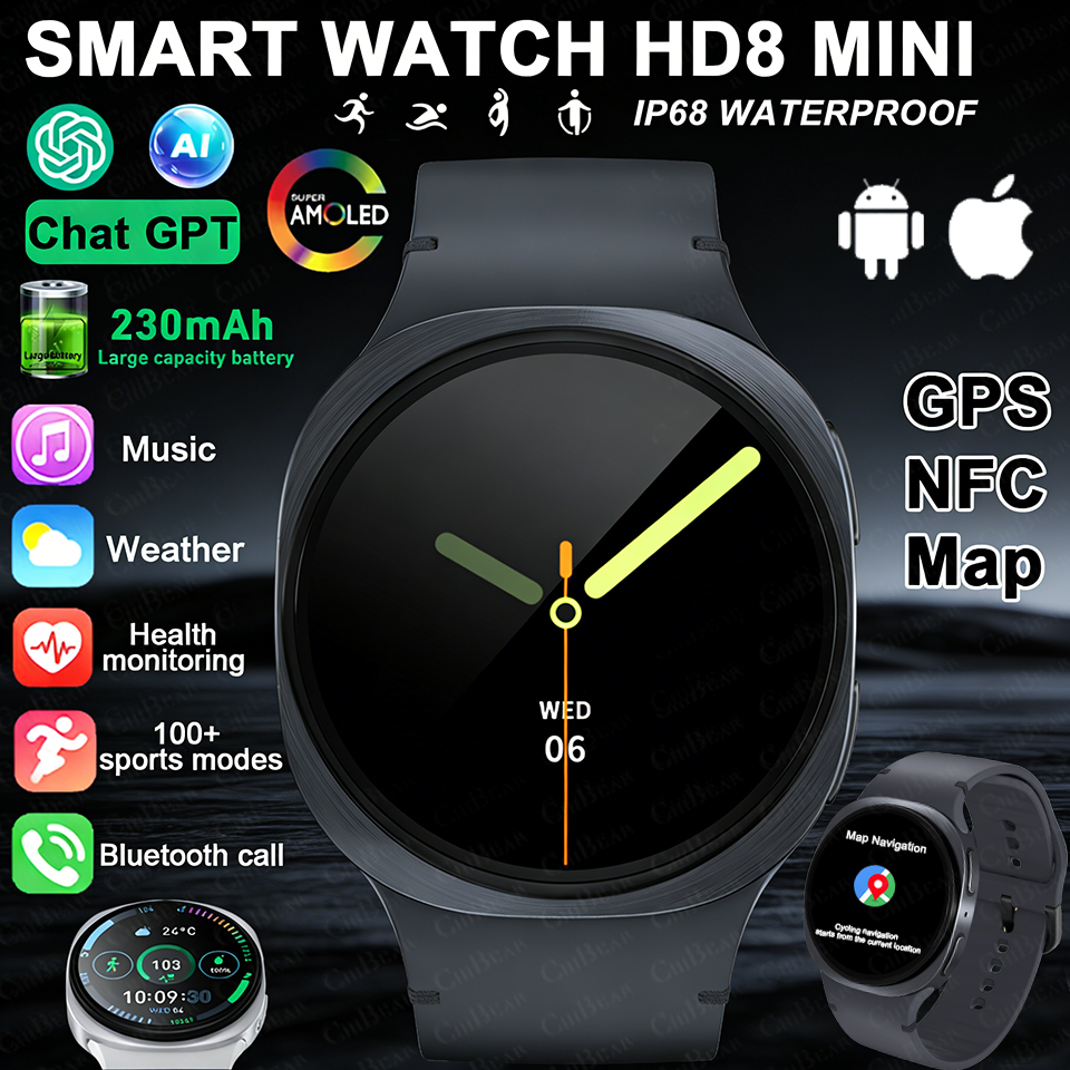 2026 New Watches 8 Mini GPS Tr - Smartwatch Health Watches For Men recensie en prijs