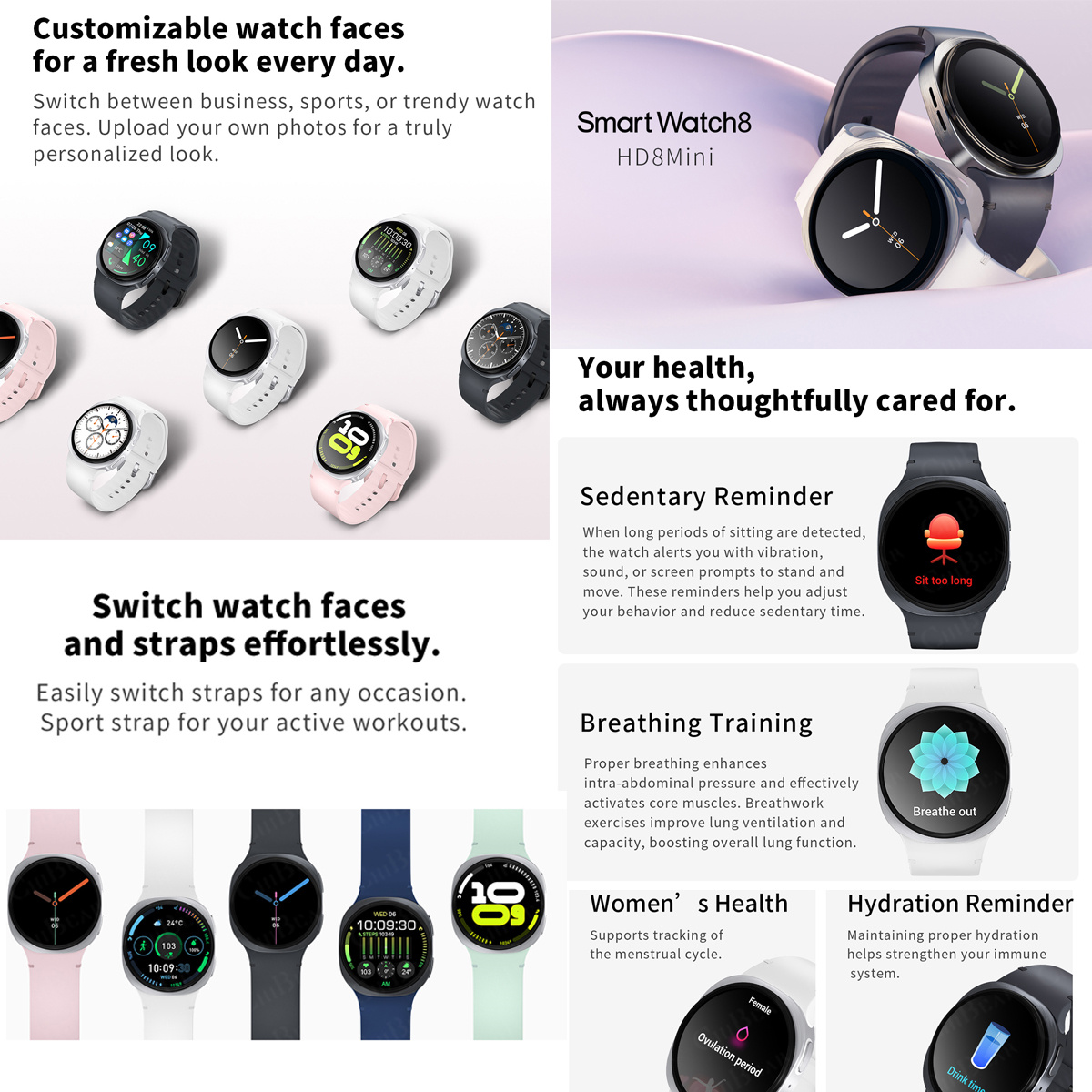 2026 New Watches 8 Mini GPS Tr - Smartwatch Health Watches For Men recensie en prijs