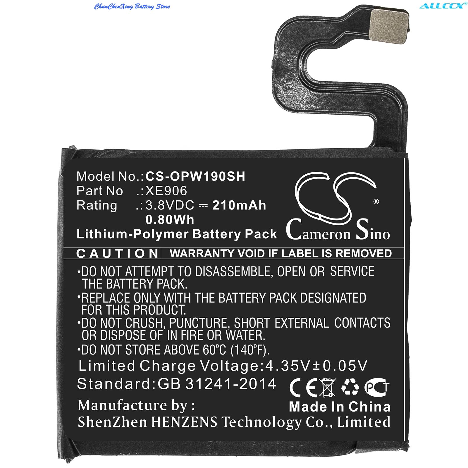 210mAh Smartwatch Battery XE90 - Smartwatch Oppo Watch recensie en prijs