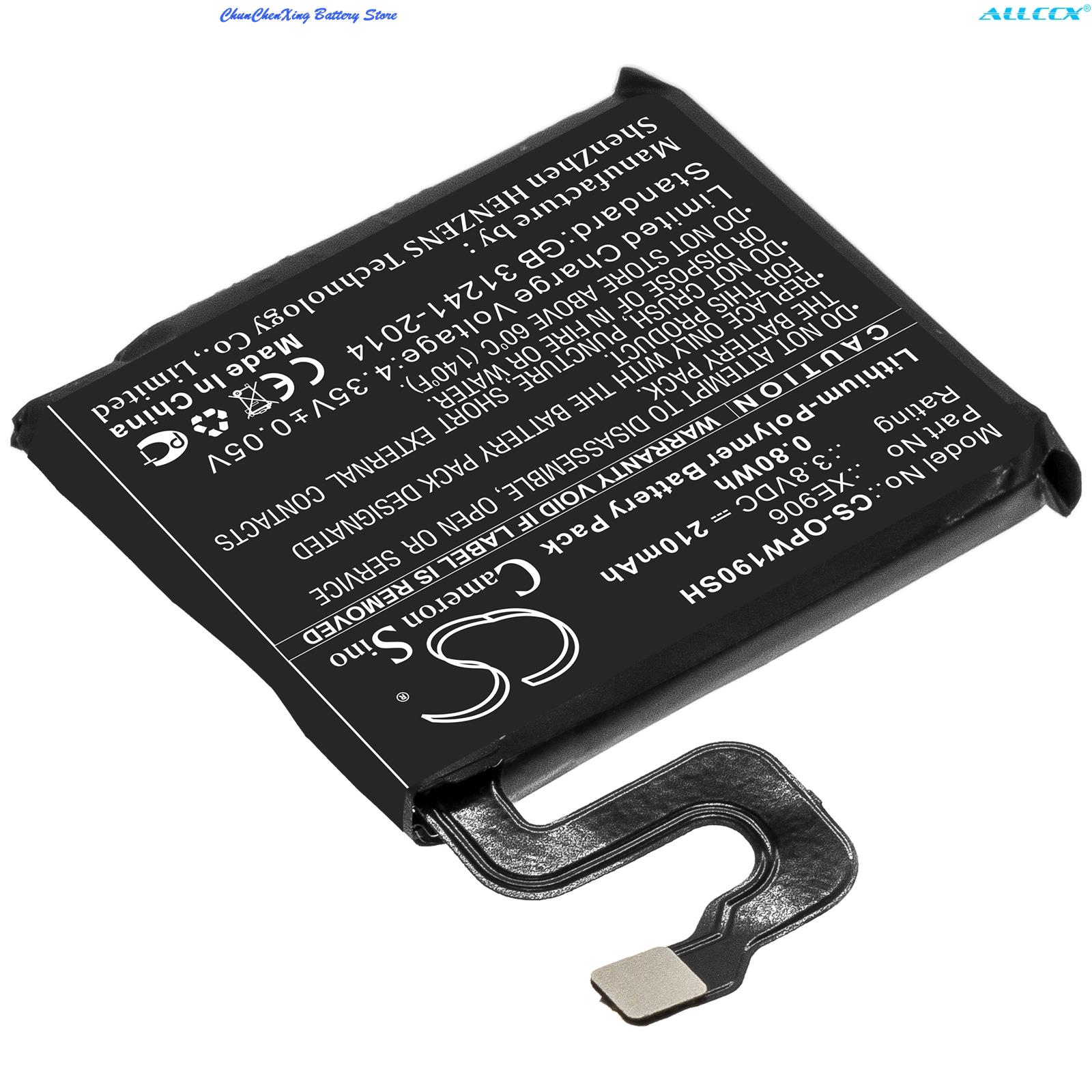 210mAh Smartwatch Battery XE90 - Smartwatch Oppo Watch recensie en prijs