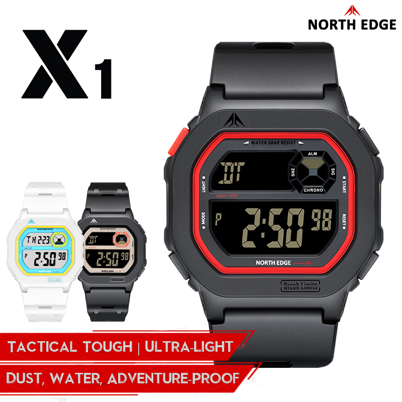 NORTH EDGE X1 Square Screen Di - Tide Watch Surf recensie en prijs