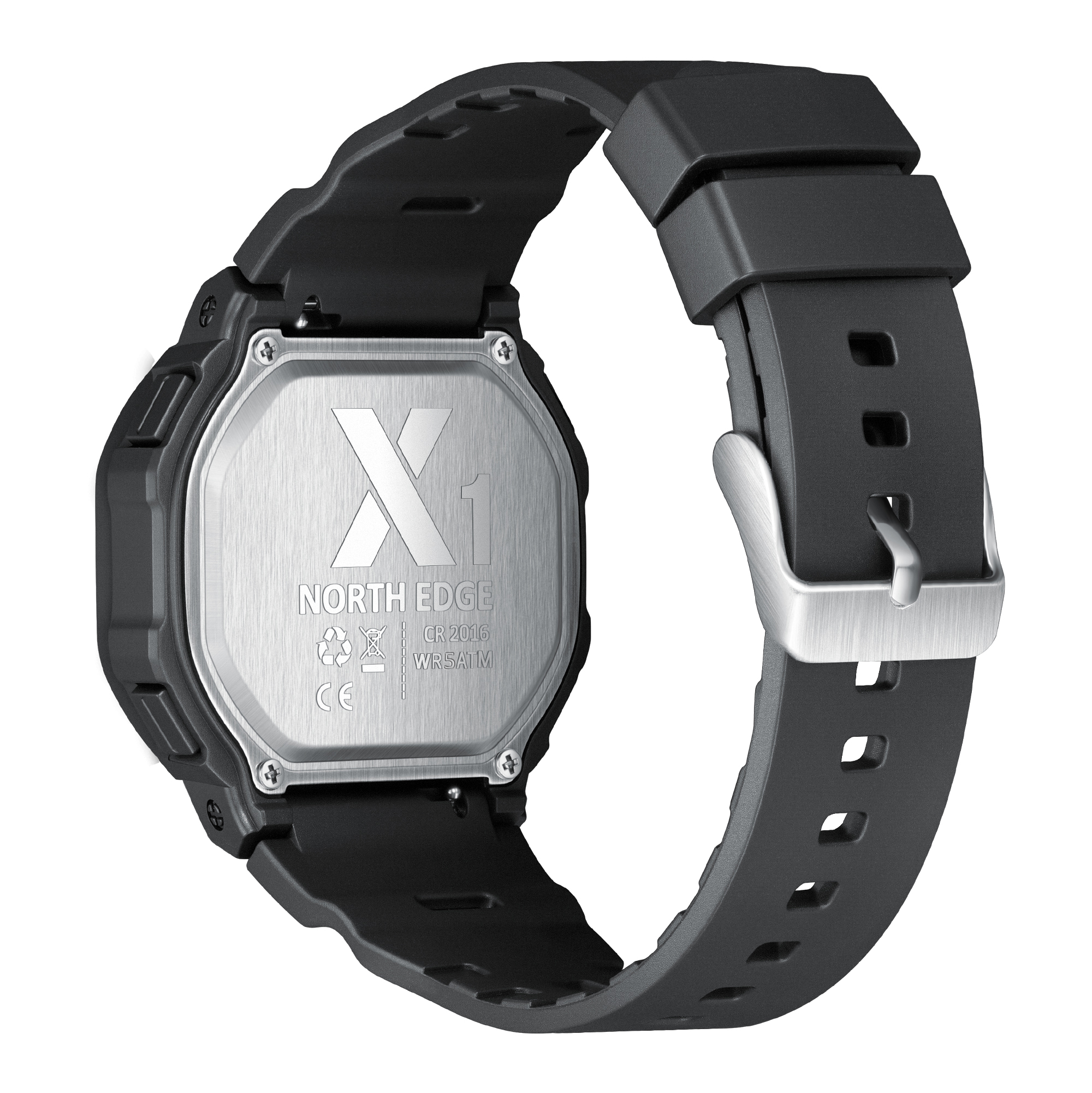NORTH EDGE X1 Square Screen Di - Tide Watch Surf recensie en prijs