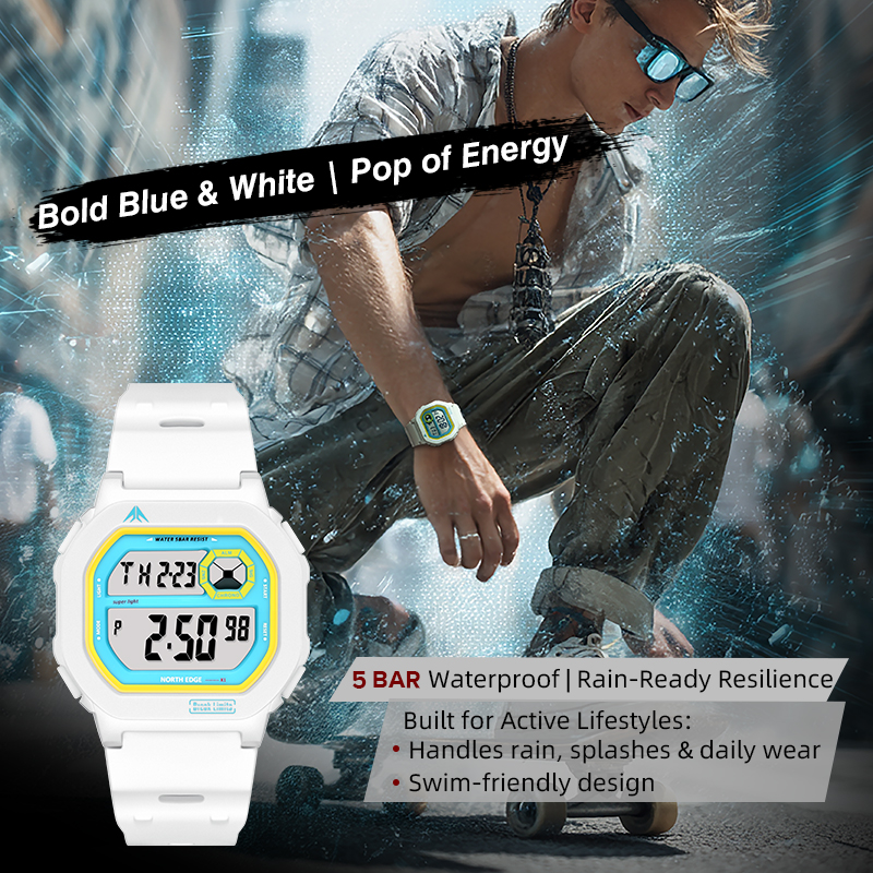 NORTH EDGE X1 Square Screen Di - Tide Watch Surf recensie en prijs