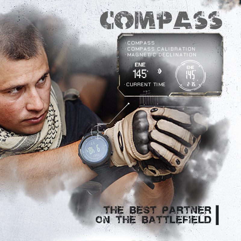NORTH EDGE Apache46 Smart Digi - Altimeter Compass Watch recensie en prijs