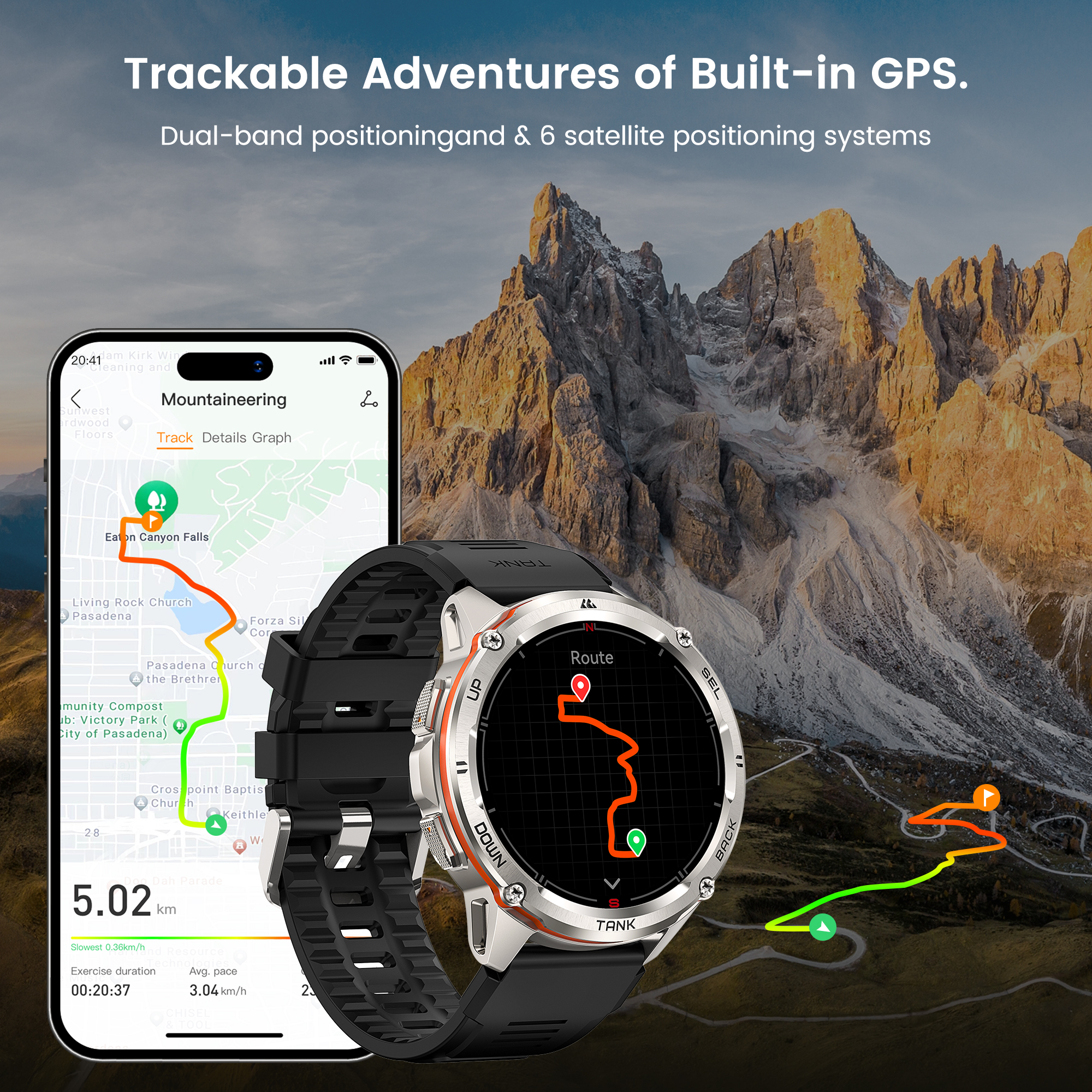 KOSPET TANK T3 Ultra Rugged GP - Altimeter Compass Watch recensie en prijs