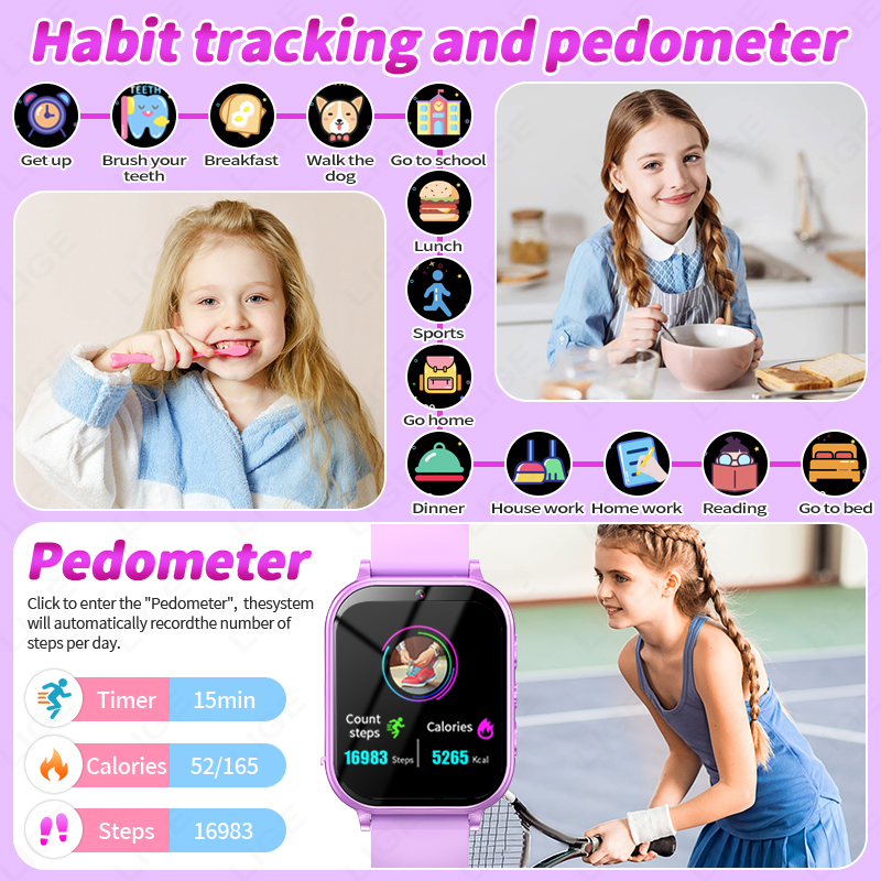LIGE Kid Digital Smart Watch S - Smartwatch Digital Watches For Girls recensie en prijs