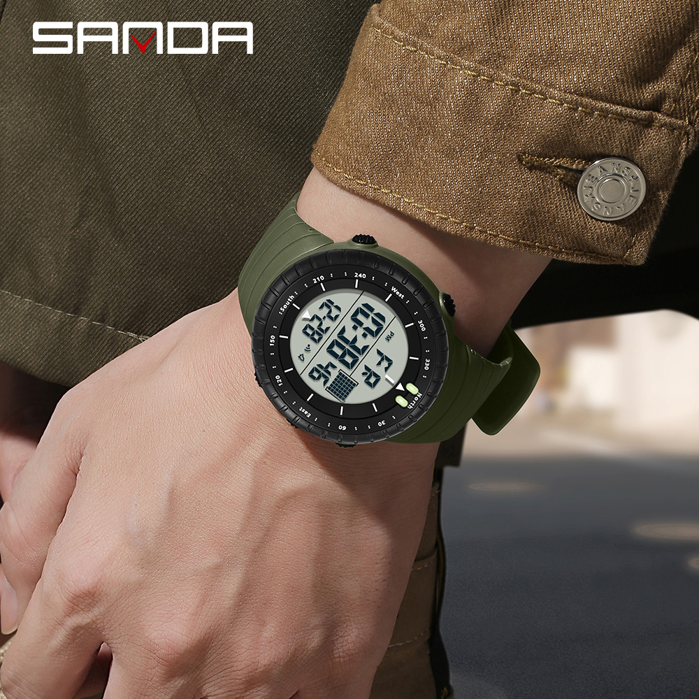 SANDA New 6256 Men's Electroni - Tide Watch Surf recensie en prijs