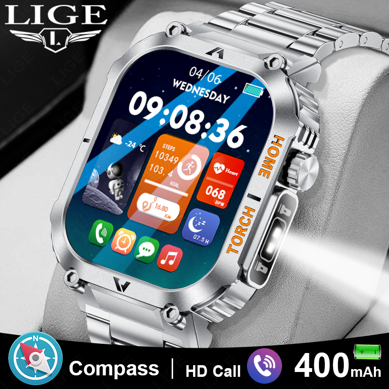 LIGE Men Outdoor Smartwatch 20 - Smartwatch Latest Watches For Men recensie en prijs