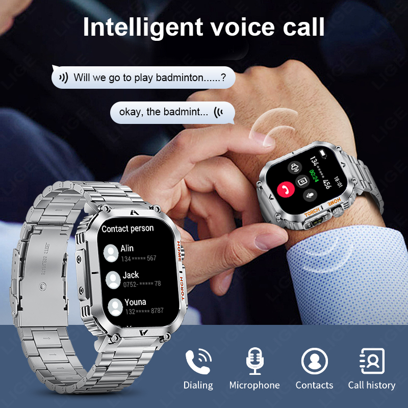LIGE Men Outdoor Smartwatch 20 - Smartwatch Latest Watches For Men recensie en prijs
