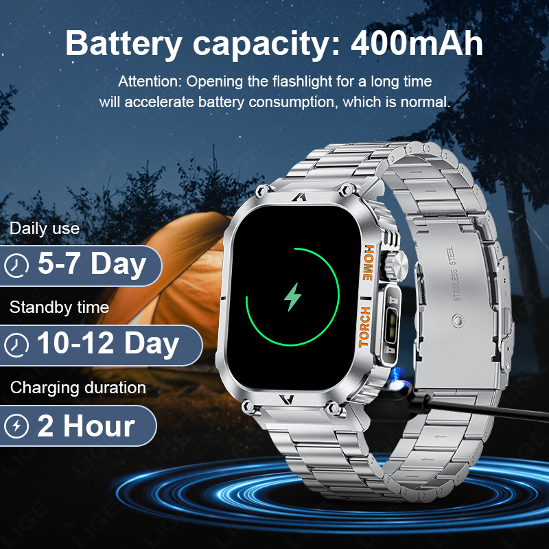 LIGE Men Outdoor Smartwatch 20 - Smartwatch Latest Watches For Men recensie en prijs