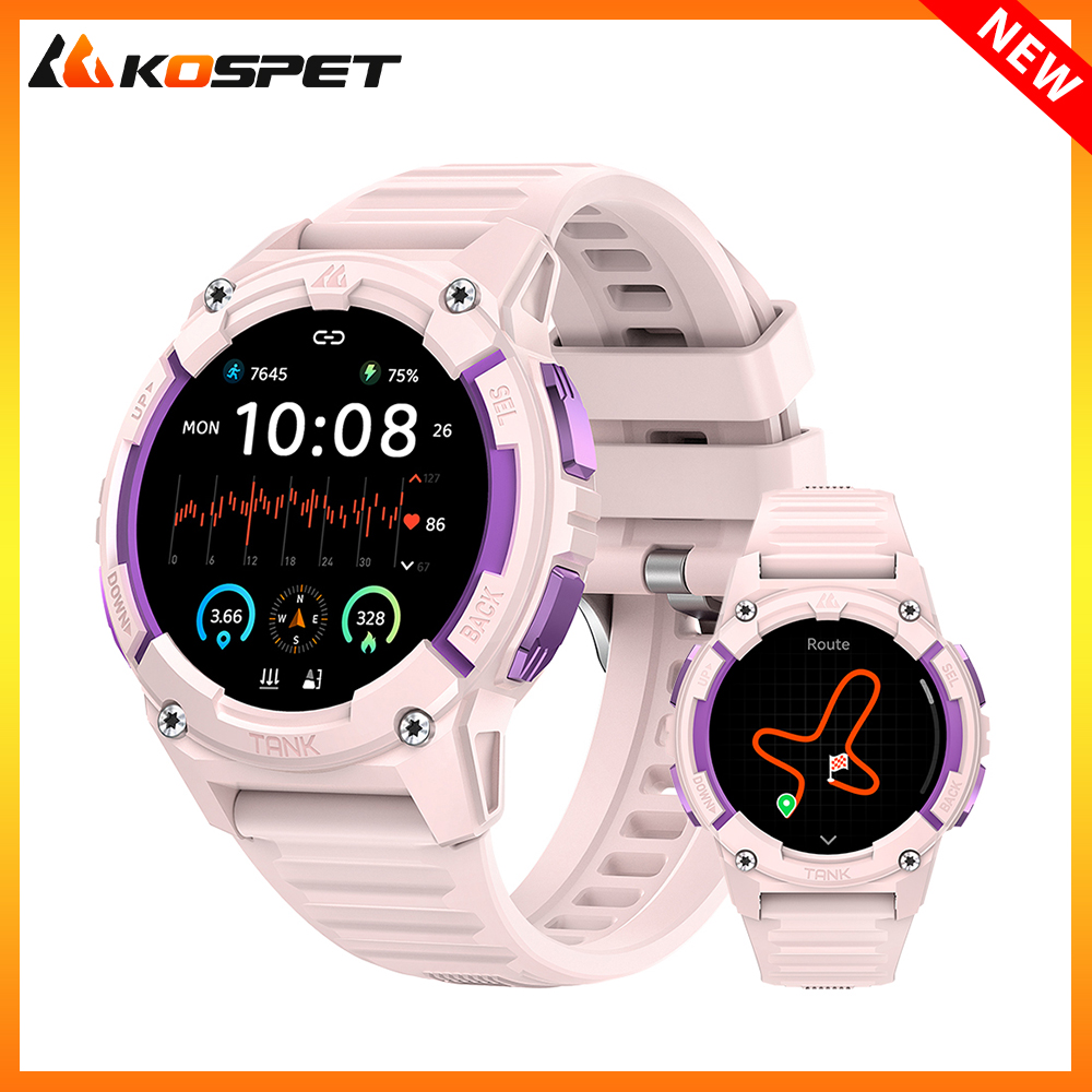 KOSPET TANK S2 GPS Smart Watch - Altimeter Compass Watch recensie en prijs
