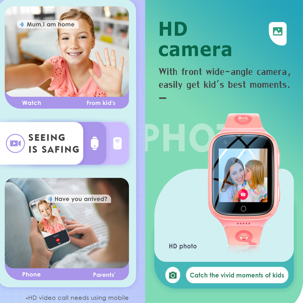 Hot 4G Kids Smartwatch 1000 Ma - Smartwatch Digital Watches For Girls recensie en prijs