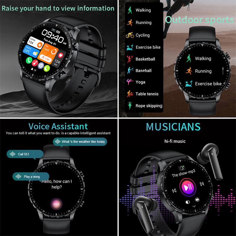 LIGE Outdoor Waterproof Smart  - Smartwatch Latest Watches For Men recensie en prijs