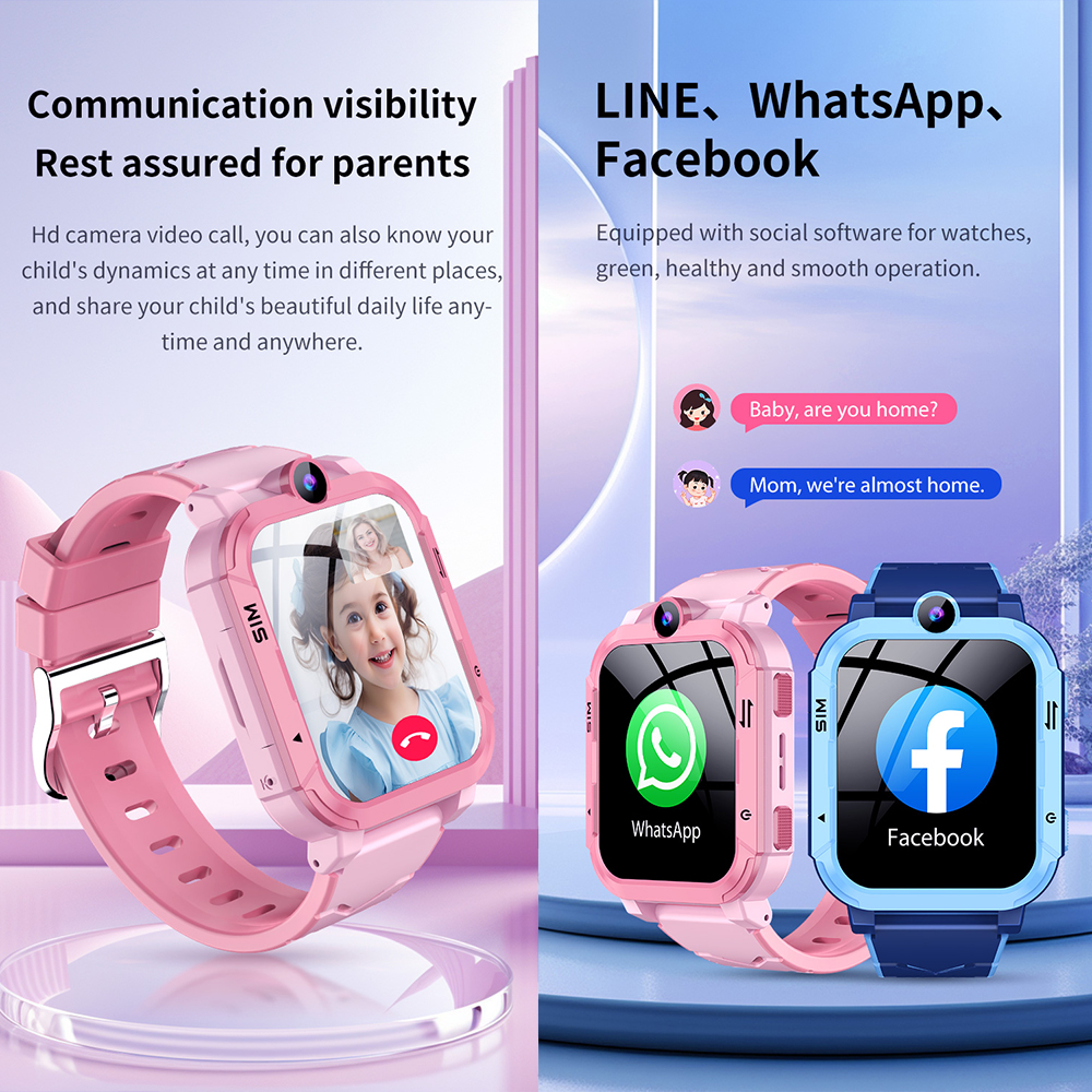 4G Kids Smart Watch 1+8GB GPS  - Smartwatch Watches Gift For Girls recensie en prijs