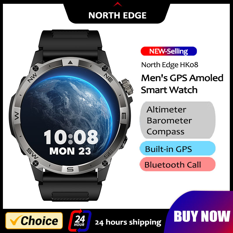 NORTH EDGE GPS Sports Smart Wa - Altimeter Compass Watch recensie en prijs