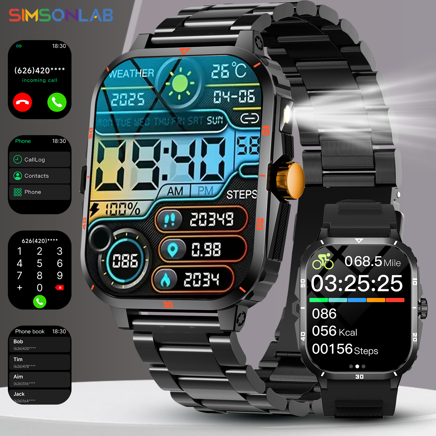 2025 NEW Military Smartwatch 2 - Smartwatch New Watches 2025 recensie en prijs
